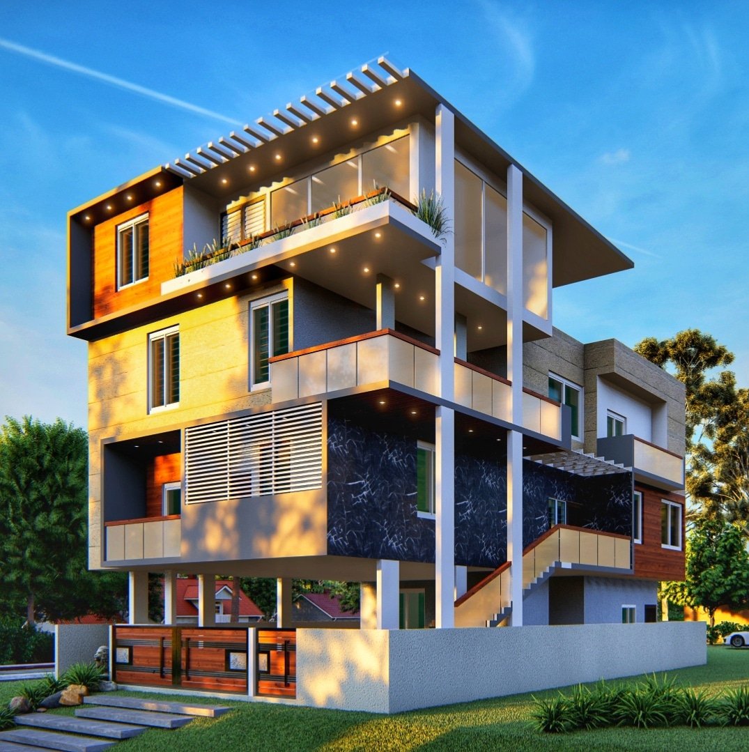 Luxury elevation design